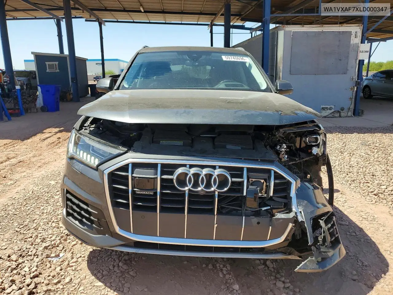 2020 Audi Q7 Prestige VIN: WA1VXAF7XLD000347 Lot: 59740696