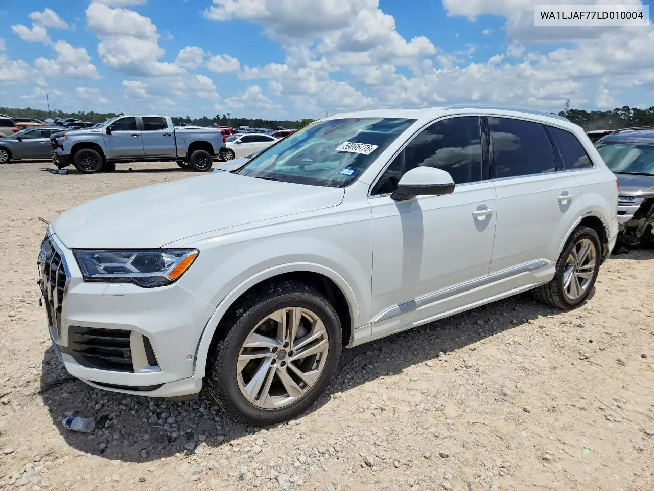 2020 Audi Q7 Premium Plus VIN: WA1LJAF77LD010004 Lot: 59896776