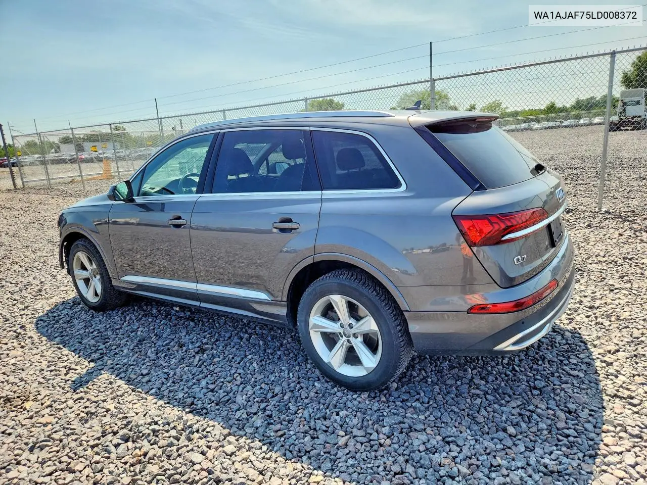 2020 Audi Q7 Premium VIN: WA1AJAF75LD008372 Lot: 60601316
