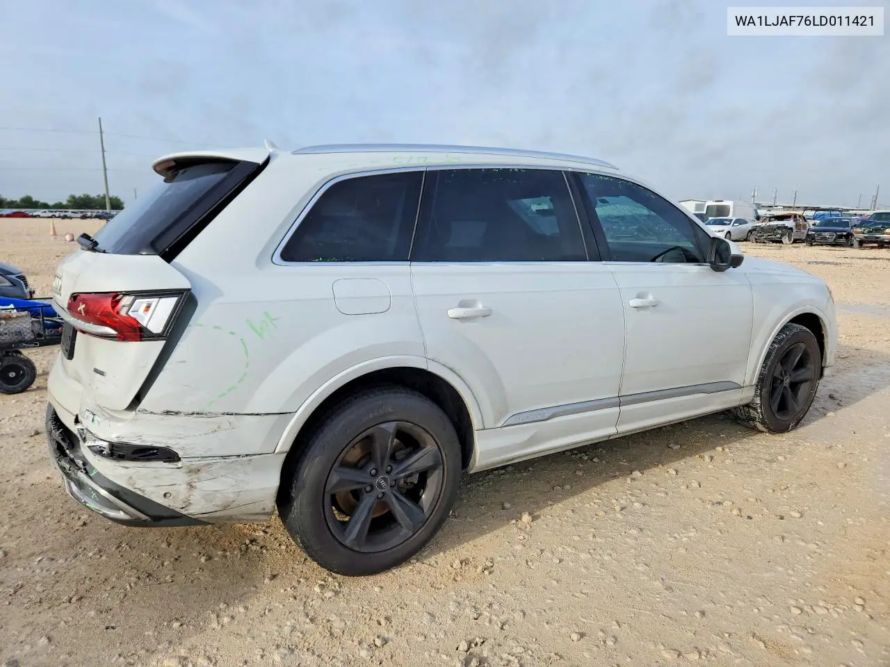 2020 Audi Q7 Premium Plus VIN: WA1LJAF76LD011421 Lot: 60974486