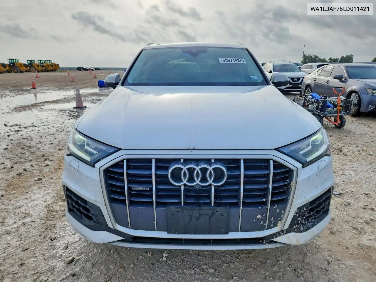 2020 Audi Q7 Premium Plus VIN: WA1LJAF76LD011421 Lot: 60974486