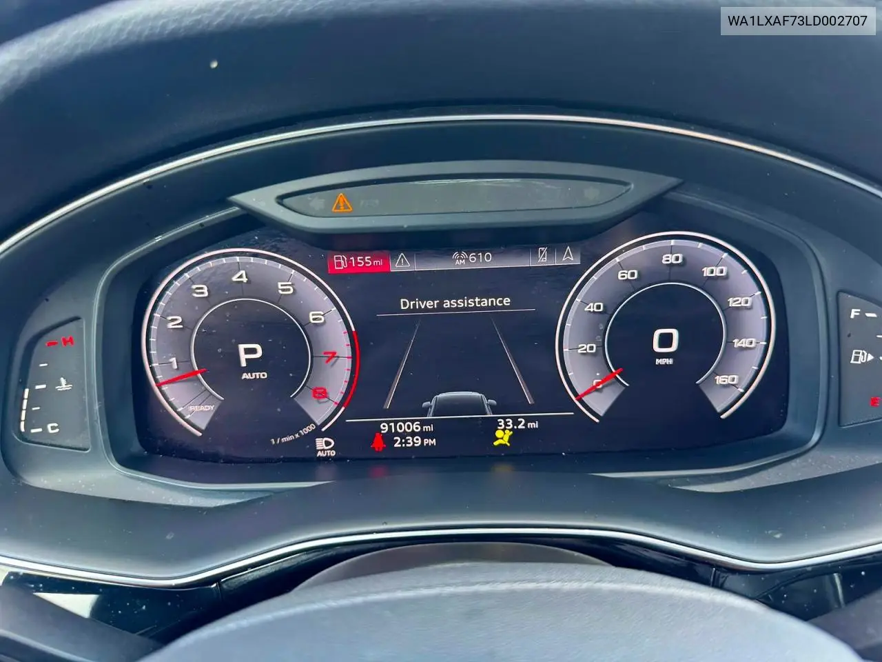 2020 Audi Q7 Premium Plus VIN: WA1LXAF73LD002707 Lot: 61204106