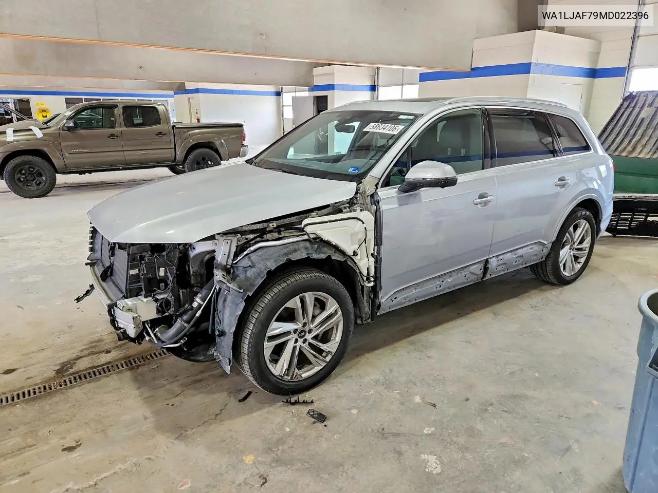 2021 Audi Q7 Premium Plus VIN: WA1LJAF79MD022396 Lot: 58634106