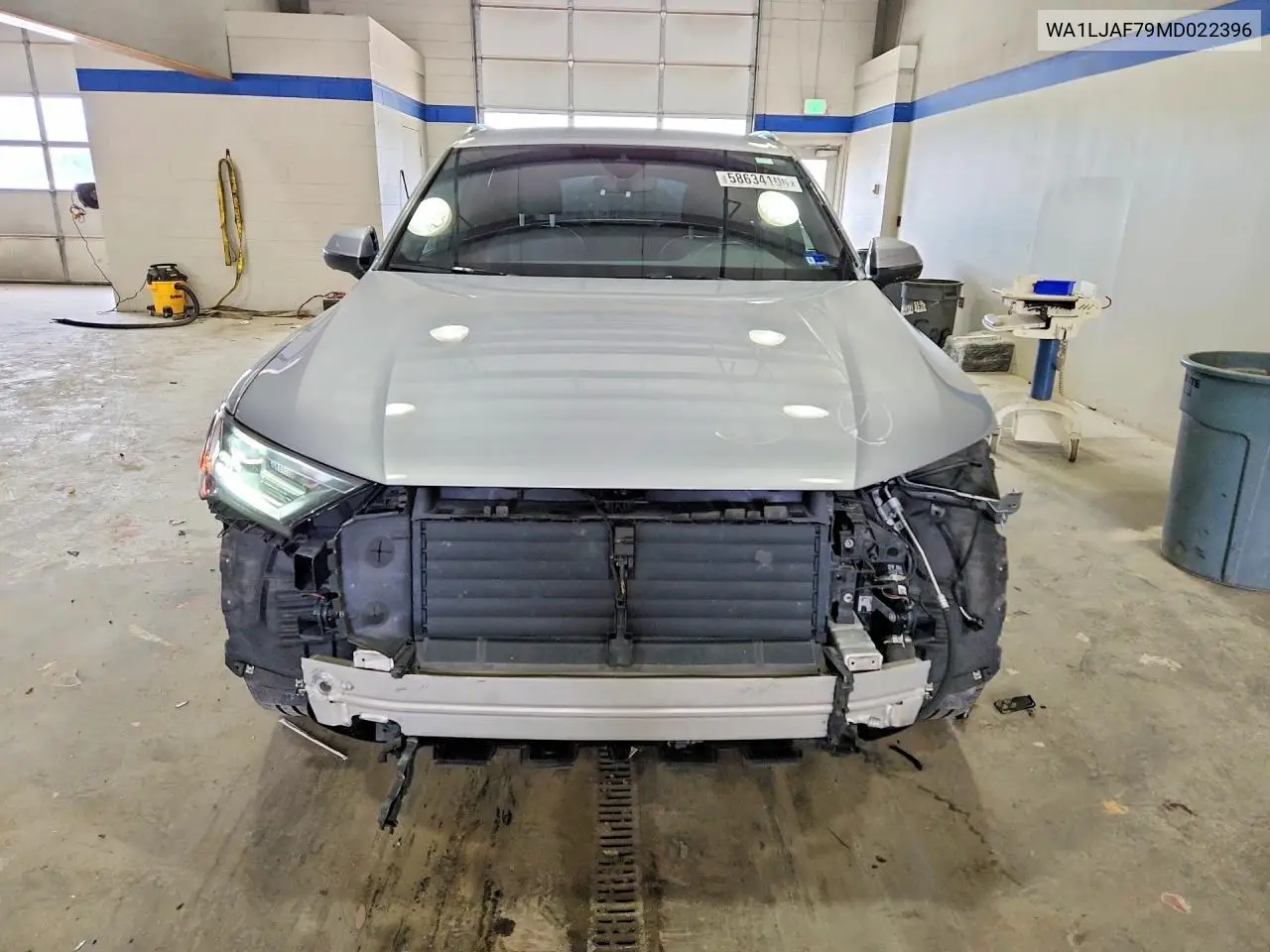 2021 Audi Q7 Premium Plus VIN: WA1LJAF79MD022396 Lot: 58634106