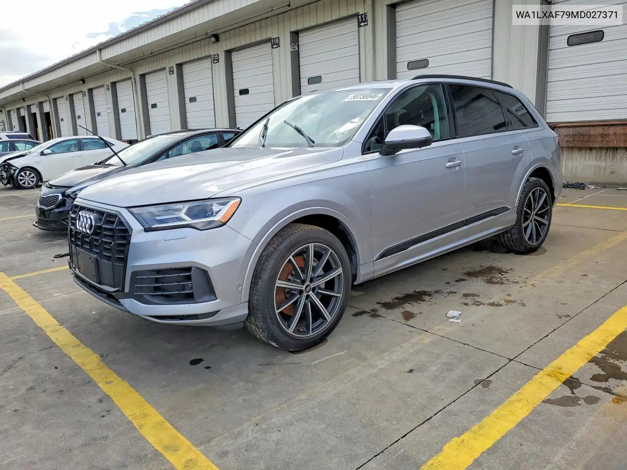 2021 Audi Q7 Premium Plus VIN: WA1LXAF79MD027371 Lot: 59738046
