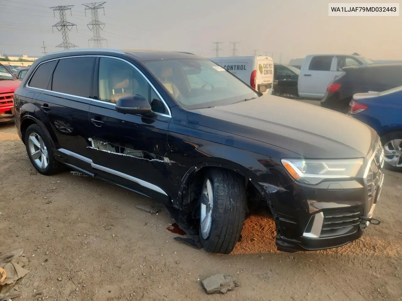 2021 Audi Q7 Premium Plus VIN: WA1LJAF79MD032443 Lot: 60194206