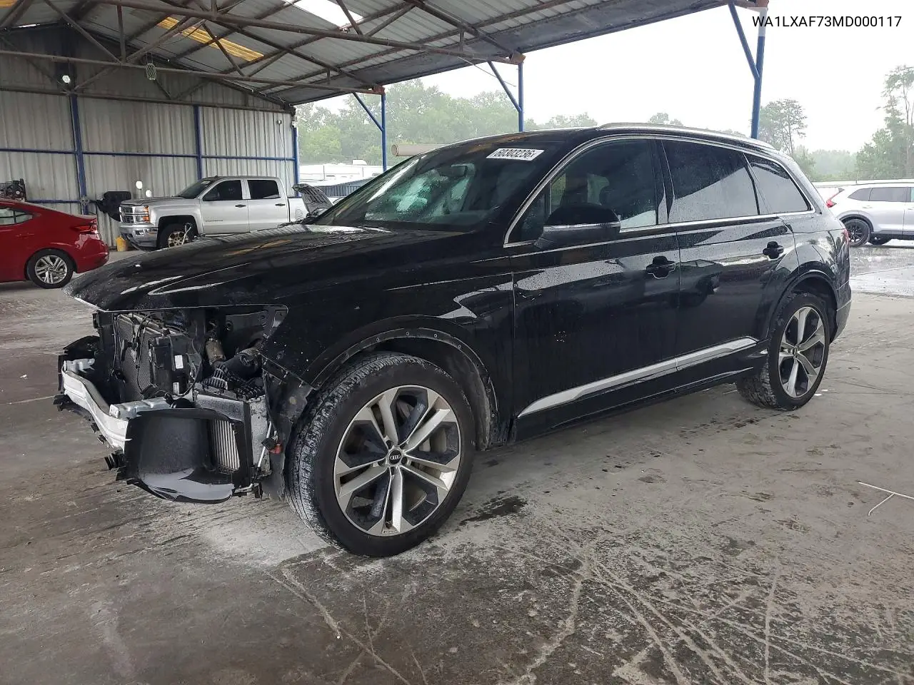 2021 Audi Q7 Premium Plus VIN: WA1LXAF73MD000117 Lot: 60303236