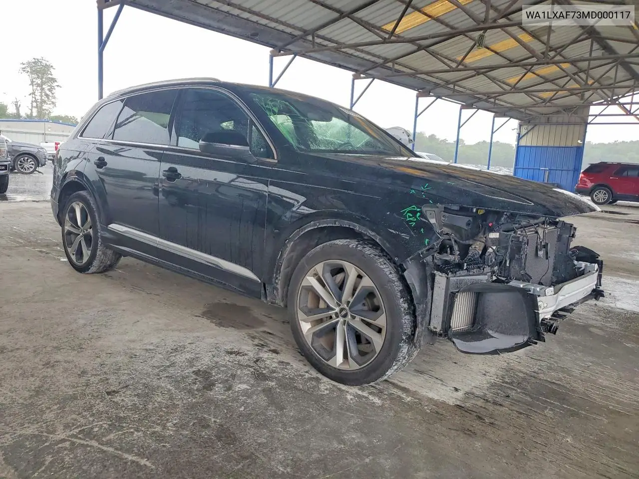 2021 Audi Q7 Premium Plus VIN: WA1LXAF73MD000117 Lot: 60303236