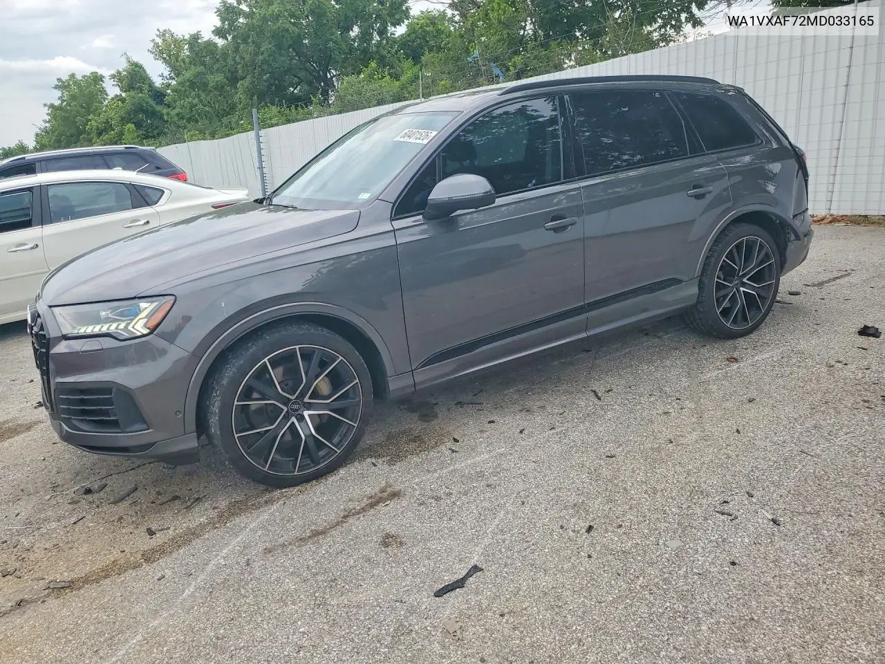 2021 Audi Q7 Prestige VIN: WA1VXAF72MD033165 Lot: 60401526