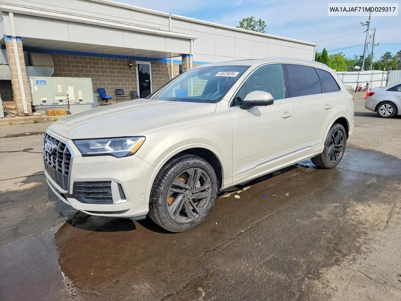 2021 Audi Q7 Premium VIN: WA1AJAF71MD029317 Lot: 60629036