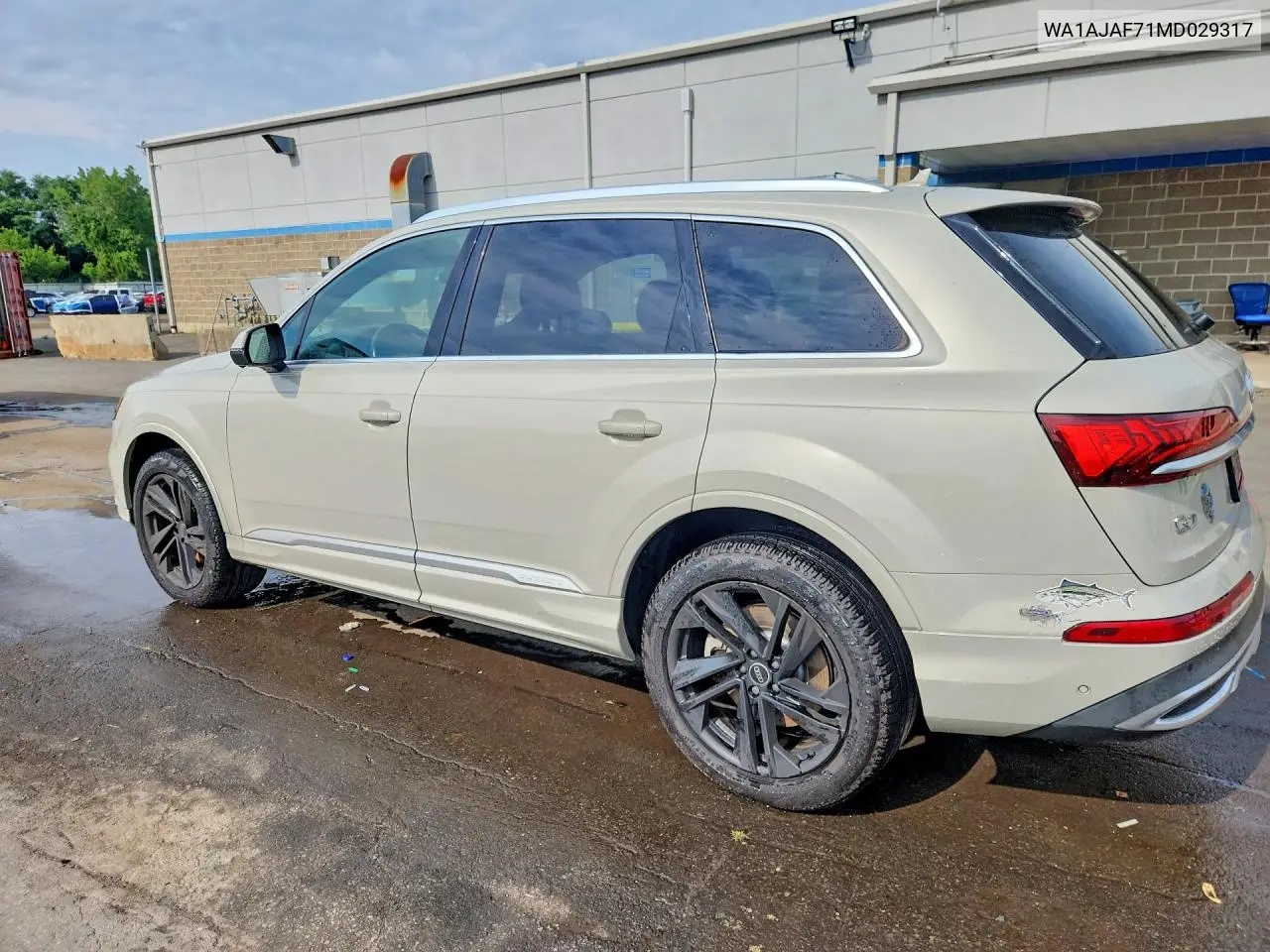 2021 Audi Q7 Premium VIN: WA1AJAF71MD029317 Lot: 60629036