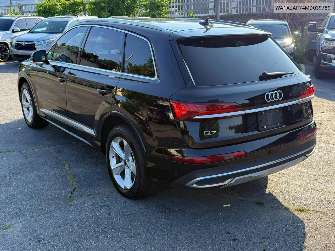 2021 Audi Q7 Premium VIN: WA1AJAF74MD039789 Lot: 60931206