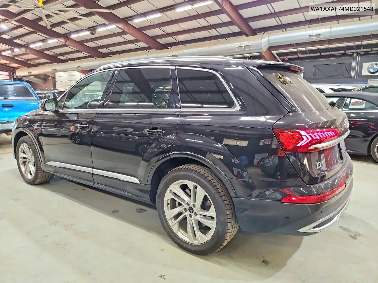 2021 Audi Q7 Premium VIN: WA1AXAF74MD021548 Lot: 61181306