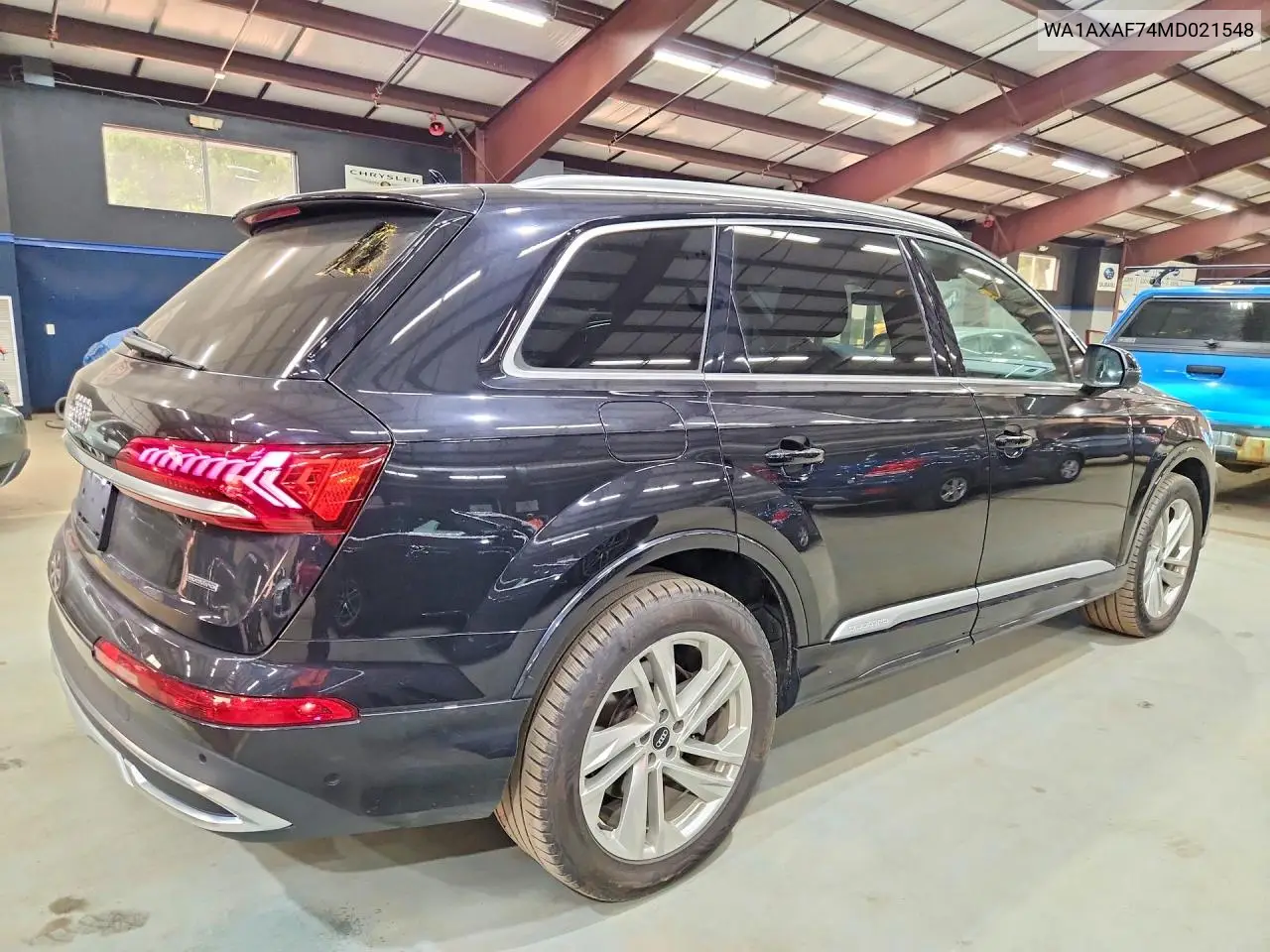 2021 Audi Q7 Premium VIN: WA1AXAF74MD021548 Lot: 61181306