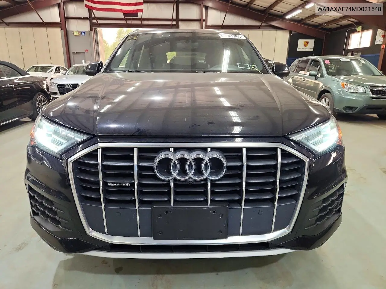2021 Audi Q7 Premium VIN: WA1AXAF74MD021548 Lot: 61181306