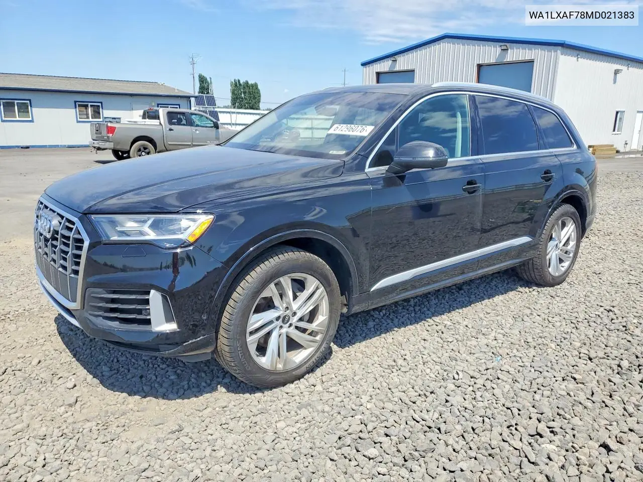 2021 Audi Q7 Premium Plus VIN: WA1LXAF78MD021383 Lot: 61296076
