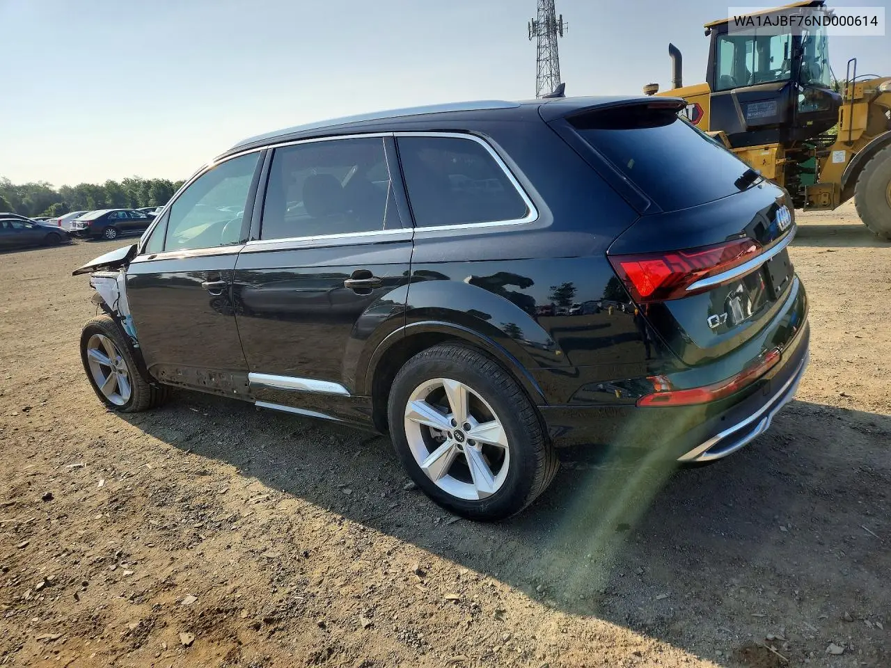 2022 Audi Q7 Premium VIN: WA1AJBF76ND000614 Lot: 59080296