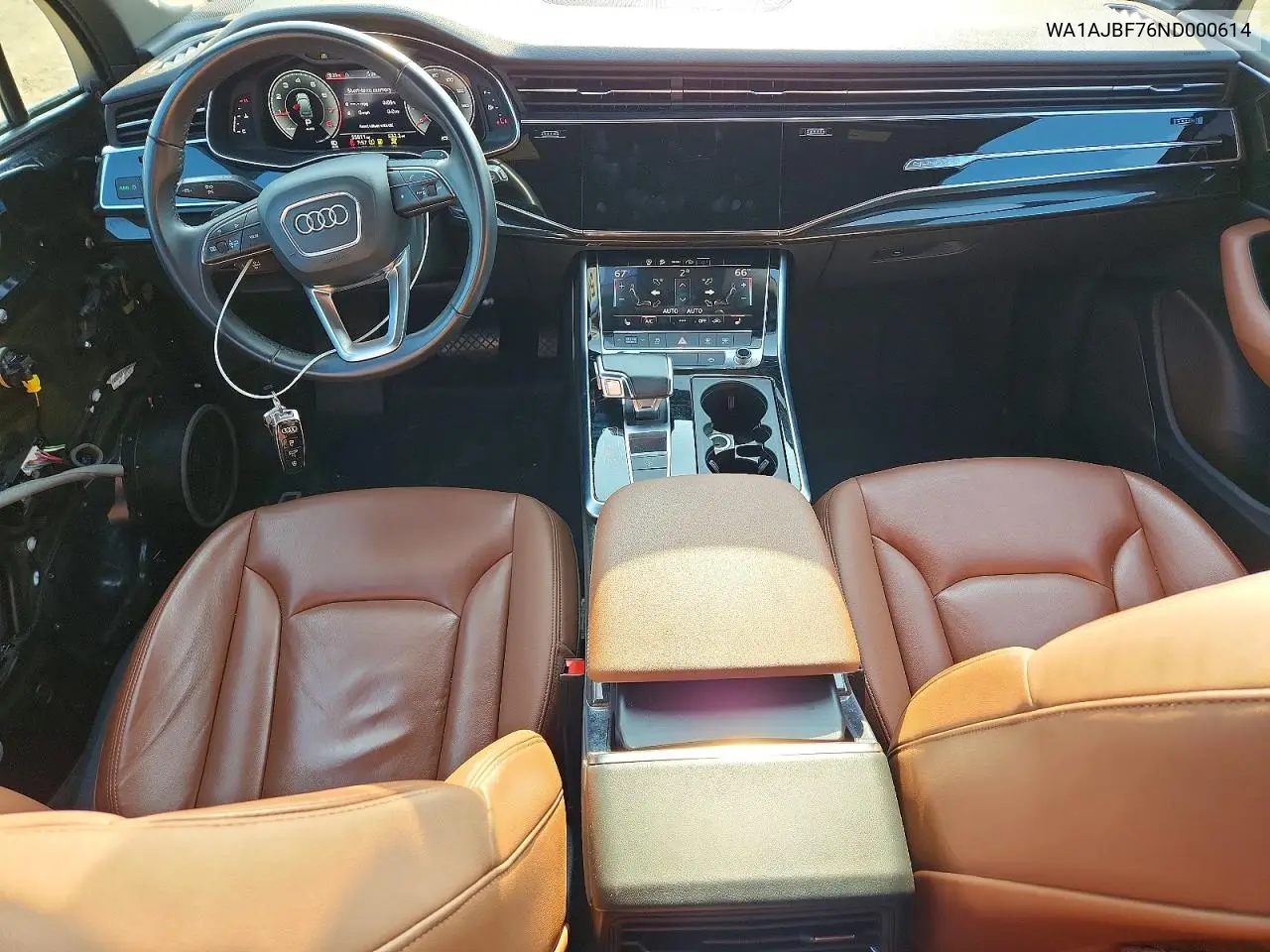 2022 Audi Q7 Premium VIN: WA1AJBF76ND000614 Lot: 59080296