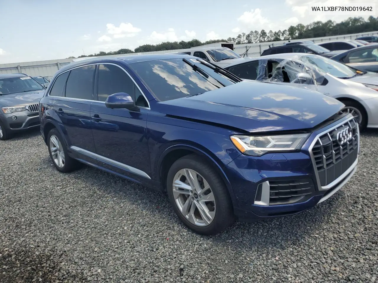 2022 Audi Q7 Premium Plus VIN: WA1LXBF78ND019642 Lot: 60766736