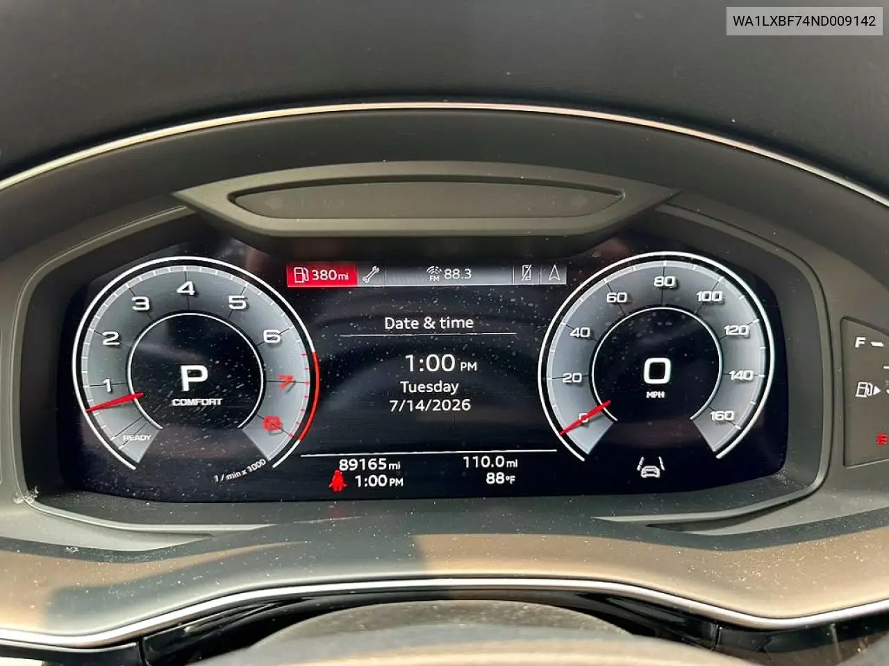 2022 Audi Q7 Premium Plus VIN: WA1LXBF74ND009142 Lot: 61083186