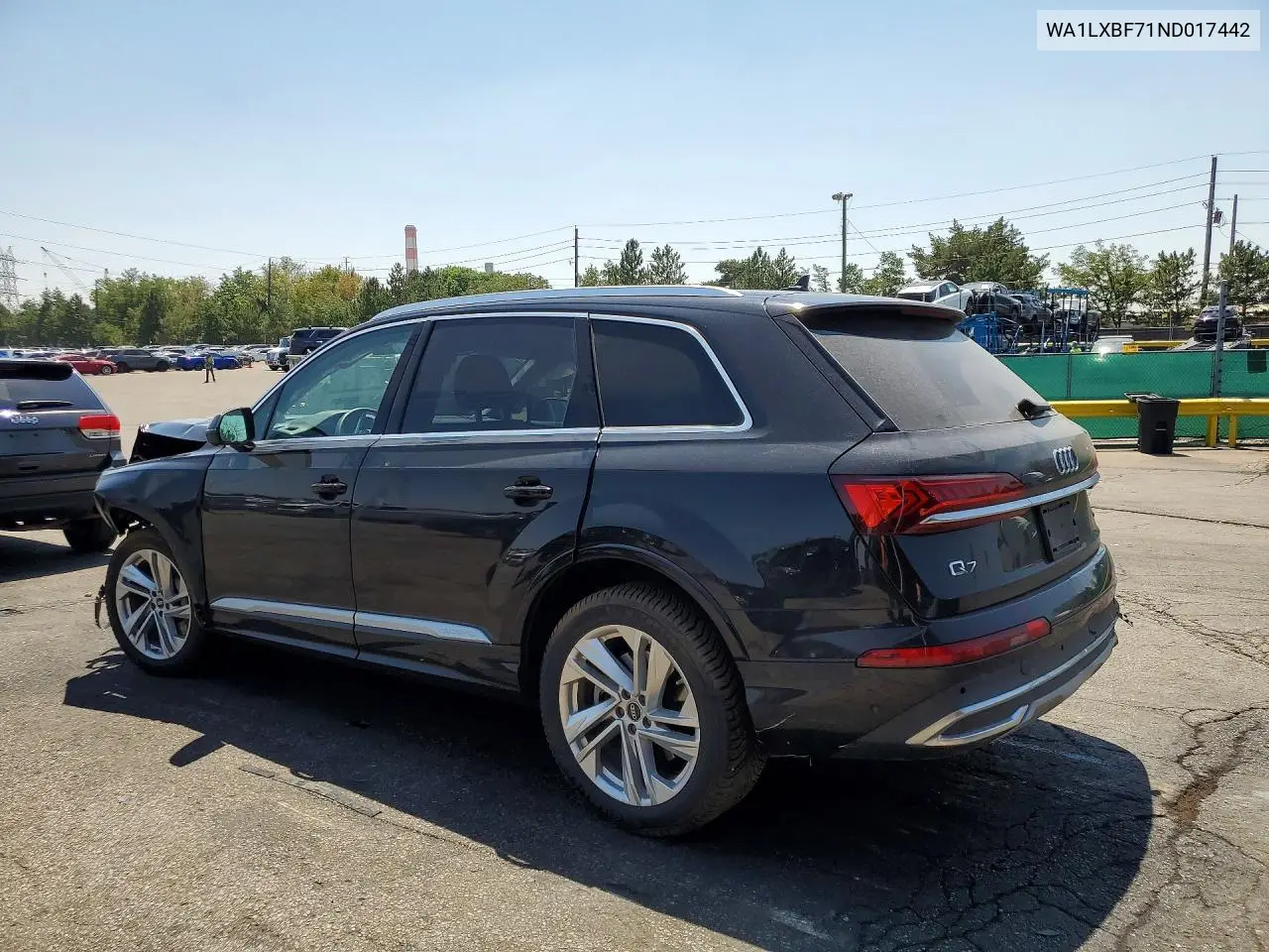 2022 Audi Q7 Premium Plus VIN: WA1LXBF71ND017442 Lot: 62166446
