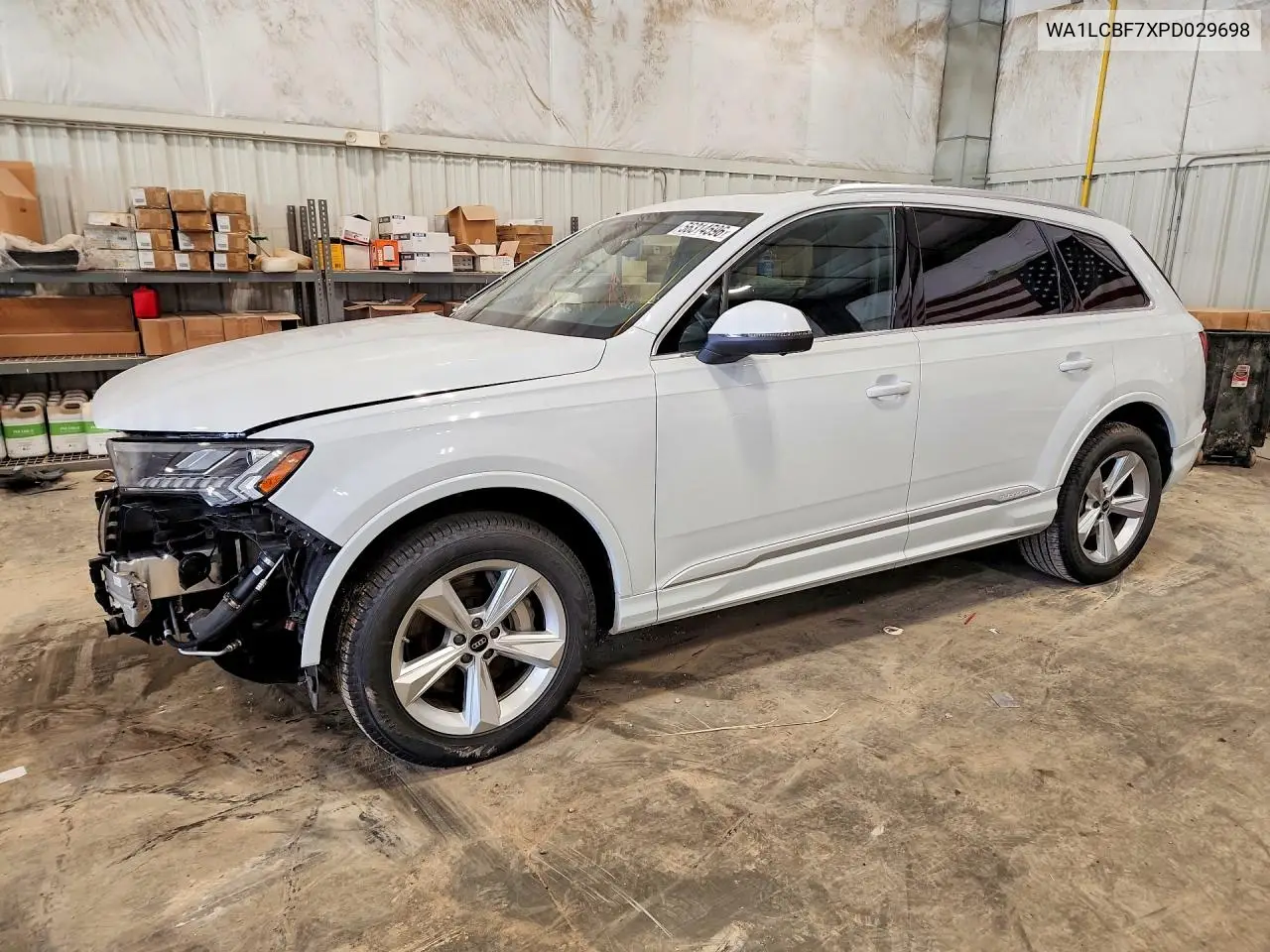2023 Audi Q7 Premium Plus VIN: WA1LCBF7XPD029698 Lot: 56314596
