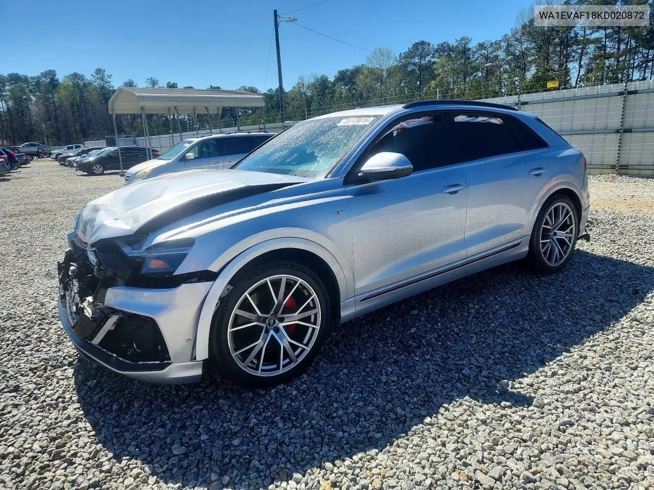 2019 Audi Q8 Premium Plus S-Line VIN: WA1EVAF18KD020872 Lot: 45749616