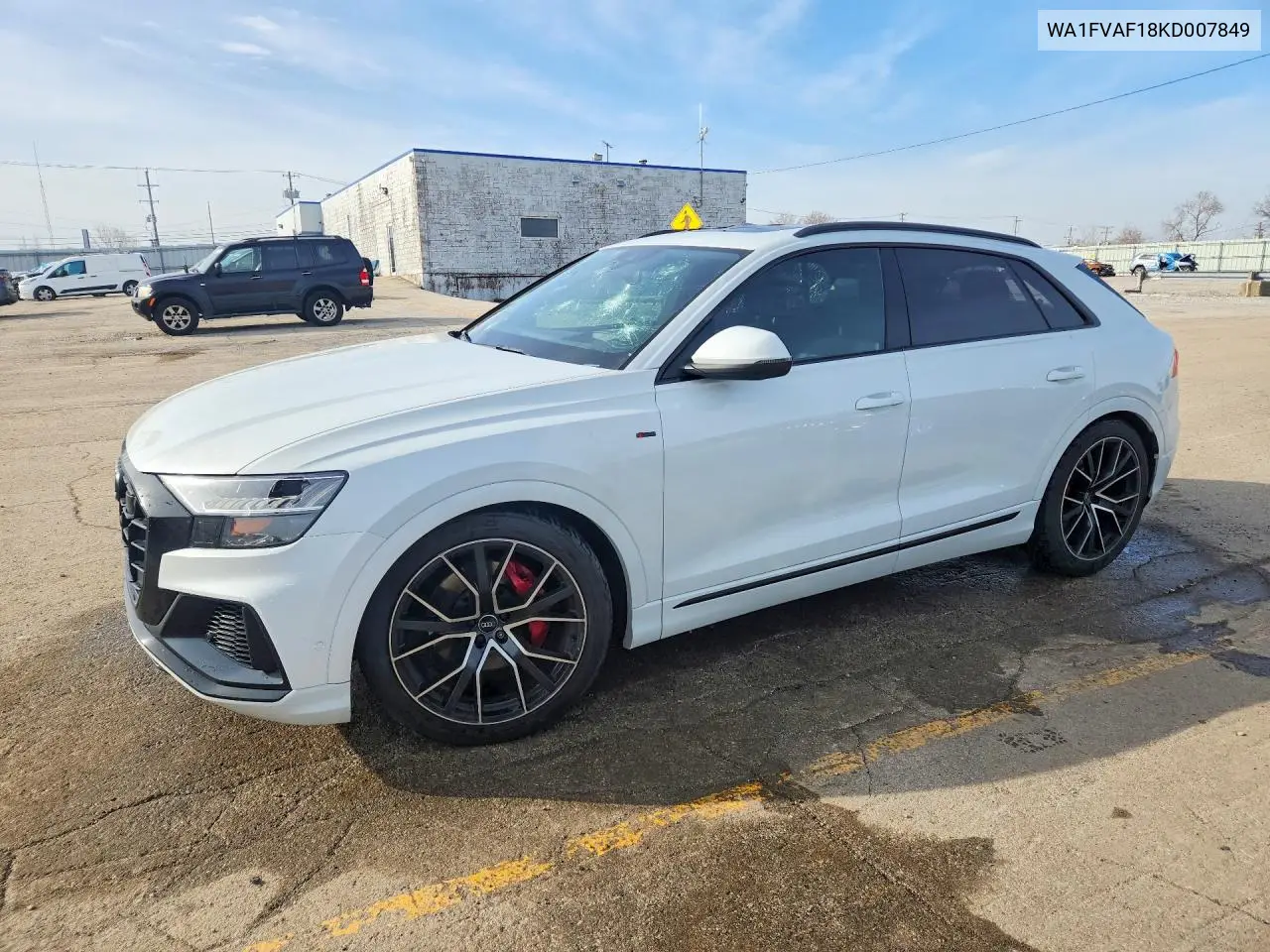 2019 Audi Q8 Prestige S-Line VIN: WA1FVAF18KD007849 Lot: 45884016