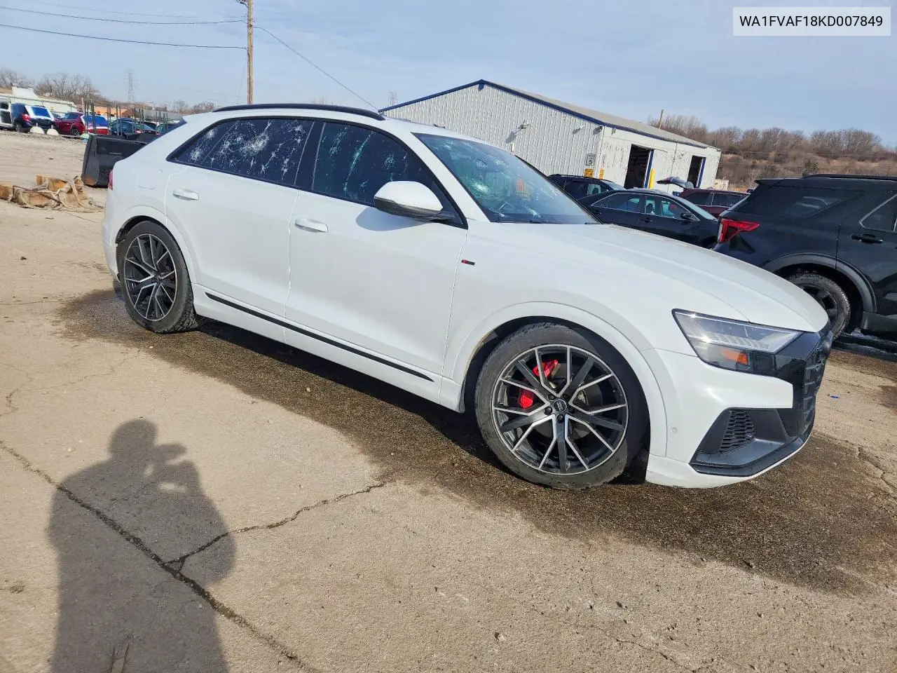 2019 Audi Q8 Prestige S-Line VIN: WA1FVAF18KD007849 Lot: 45884016