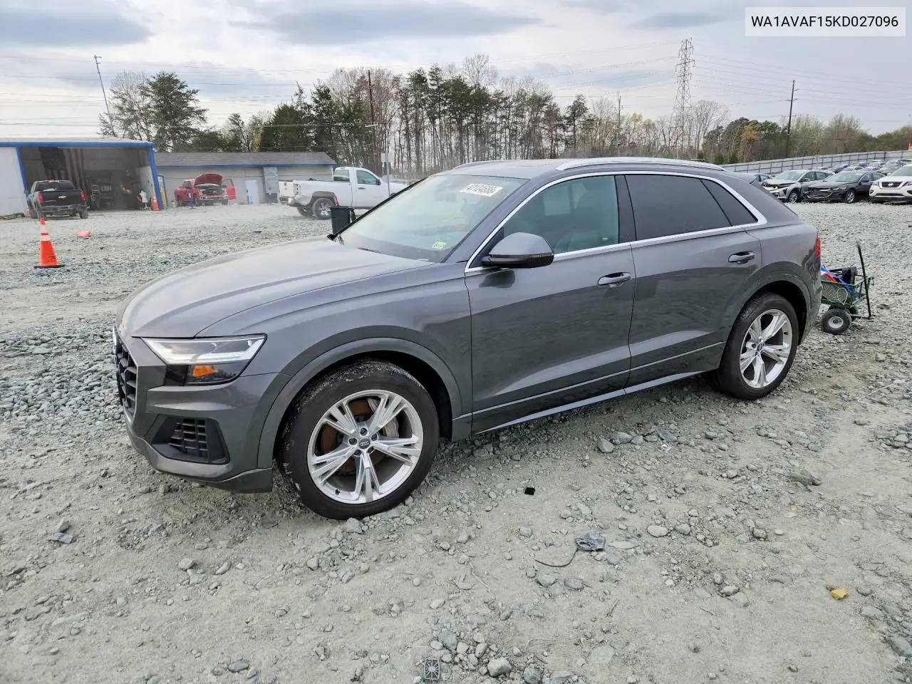 2019 Audi Q8 Premium VIN: WA1AVAF15KD027096 Lot: 47124686