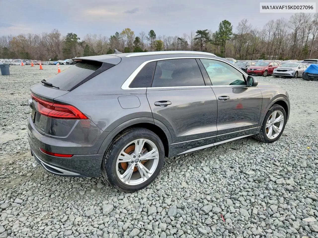 2019 Audi Q8 Premium VIN: WA1AVAF15KD027096 Lot: 47124686