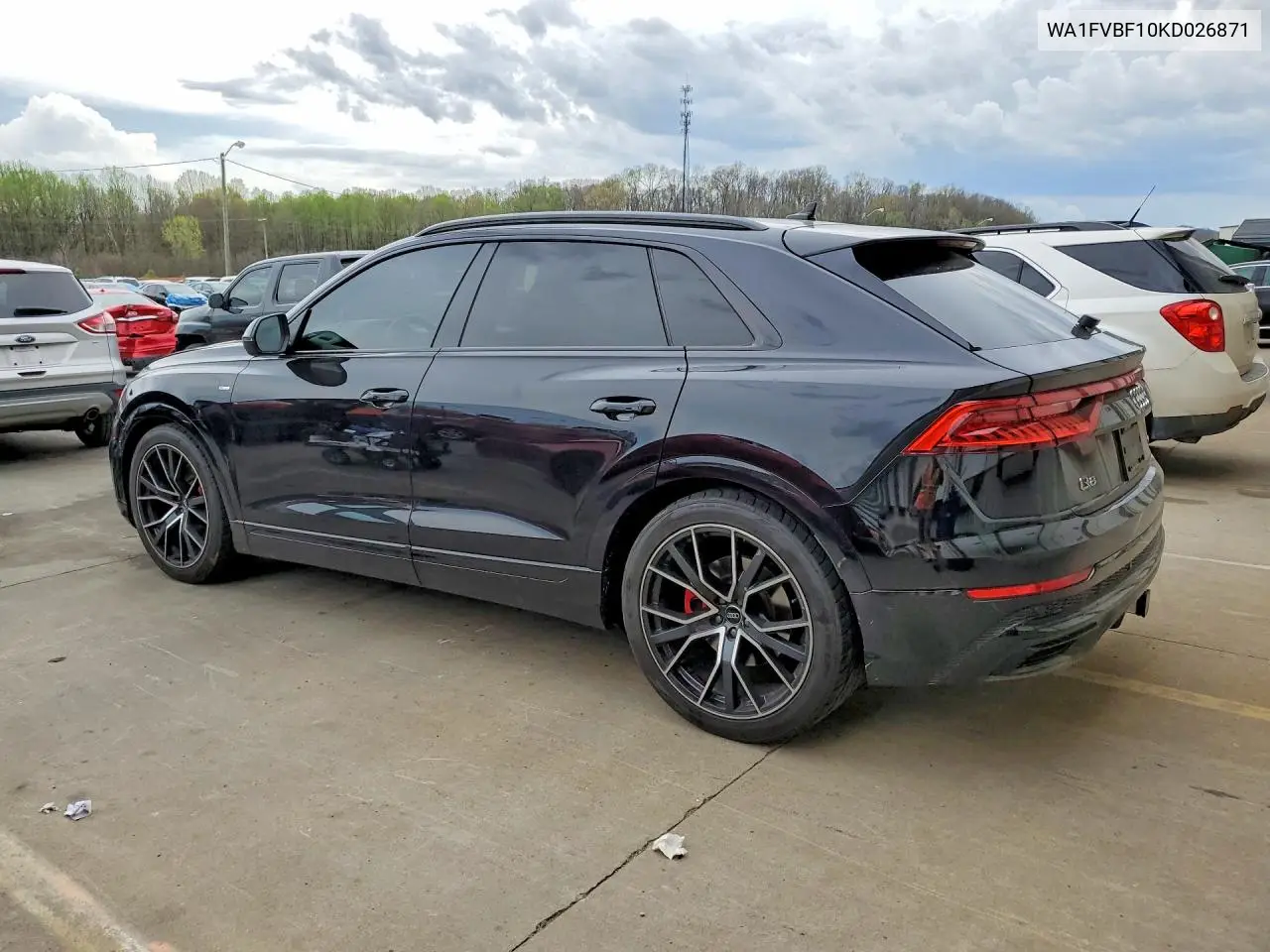 2019 Audi Q8 Prestige S-Line VIN: WA1FVBF10KD026871 Lot: 48602646