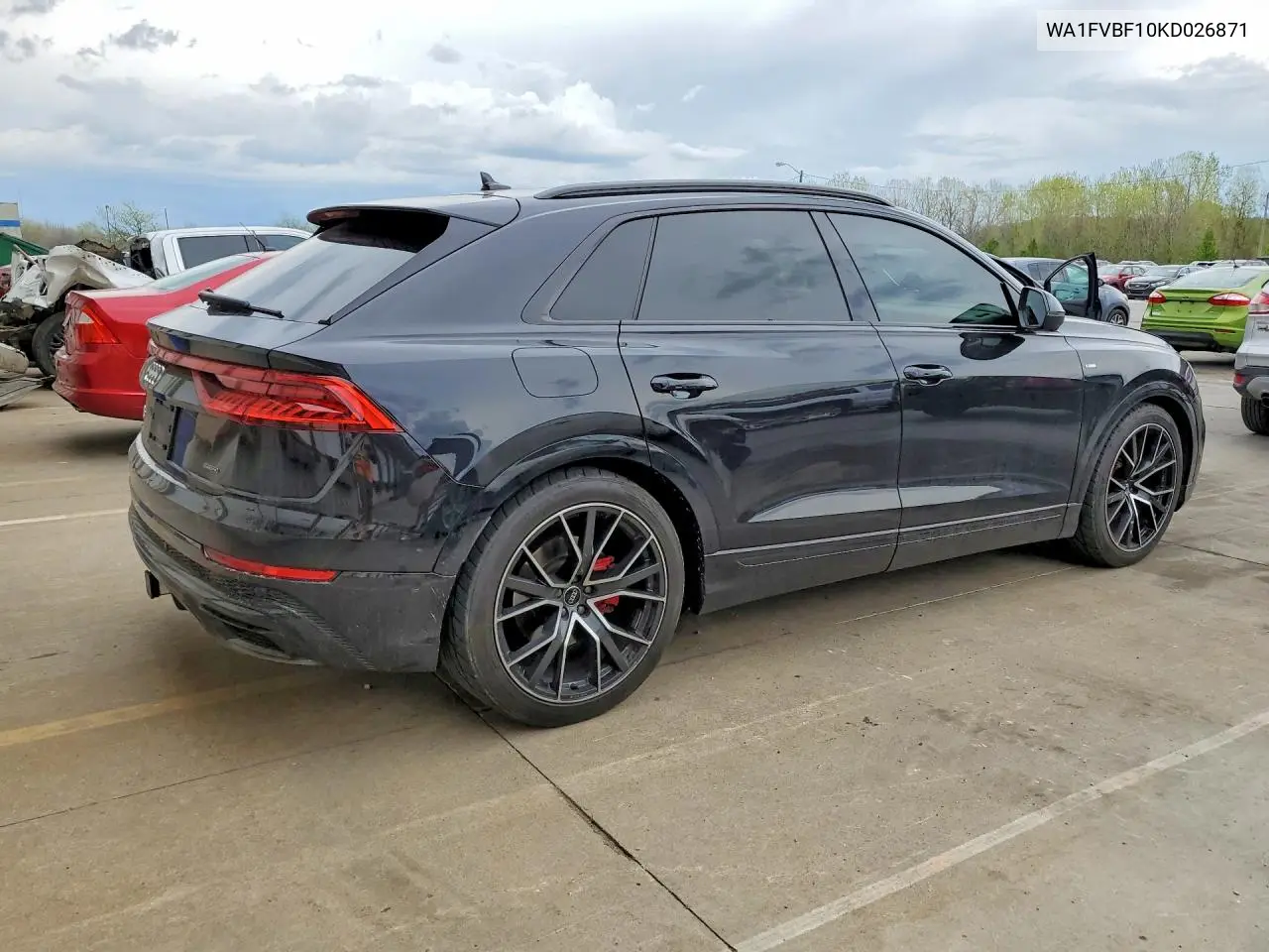 2019 Audi Q8 Prestige S-Line VIN: WA1FVBF10KD026871 Lot: 48602646