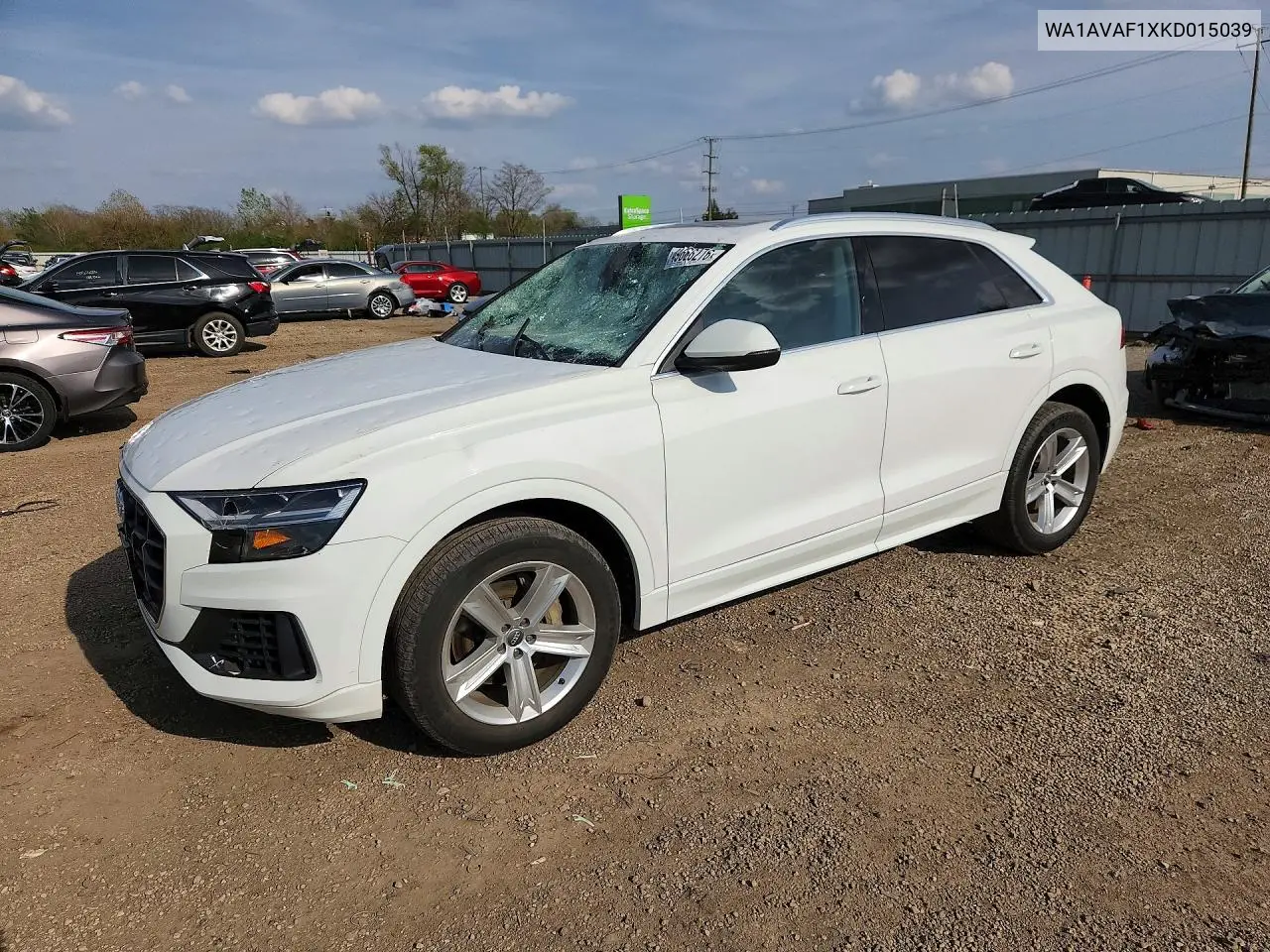 2019 Audi Q8 Premium VIN: WA1AVAF1XKD015039 Lot: 49666276