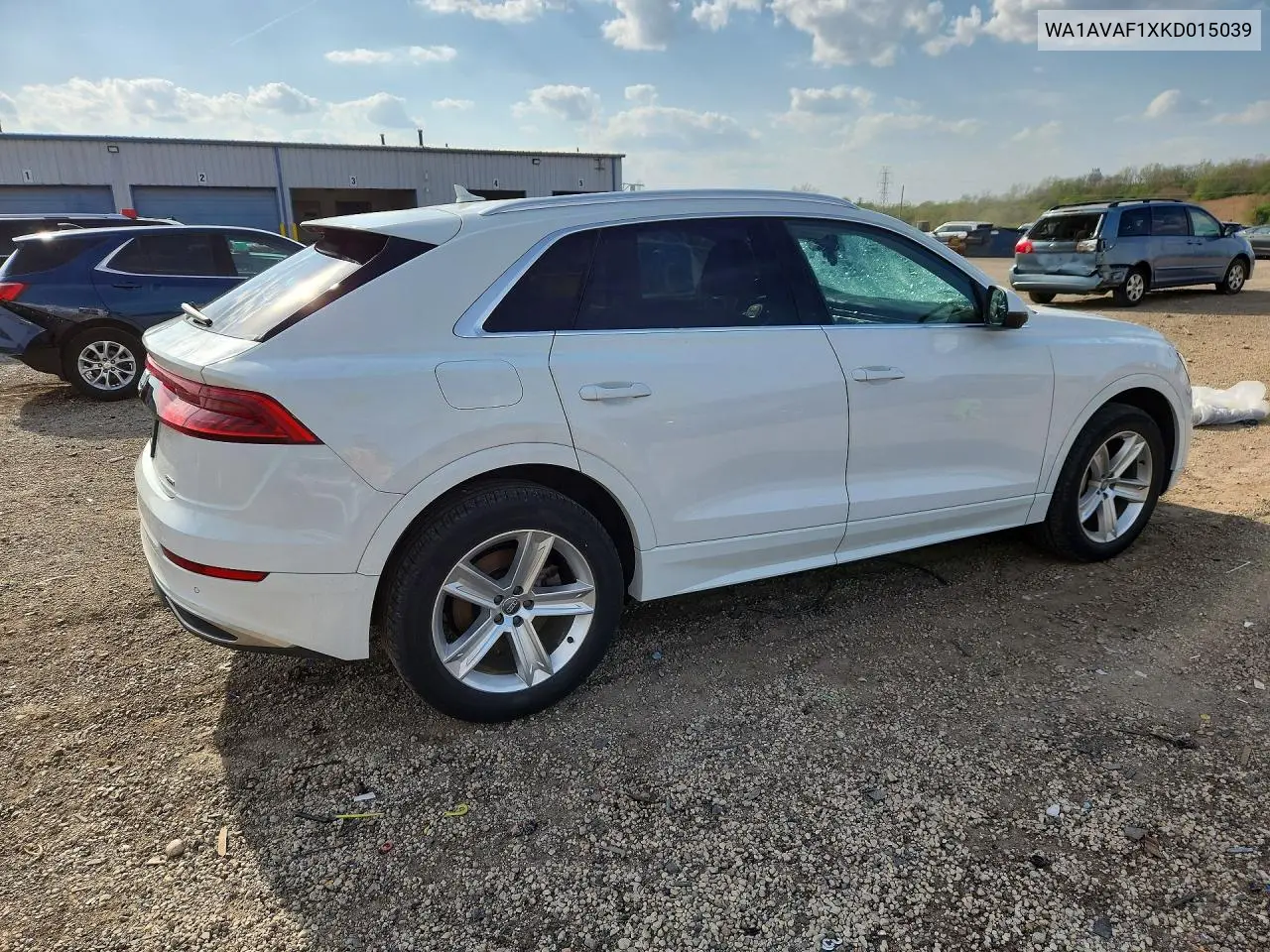 2019 Audi Q8 Premium VIN: WA1AVAF1XKD015039 Lot: 49666276