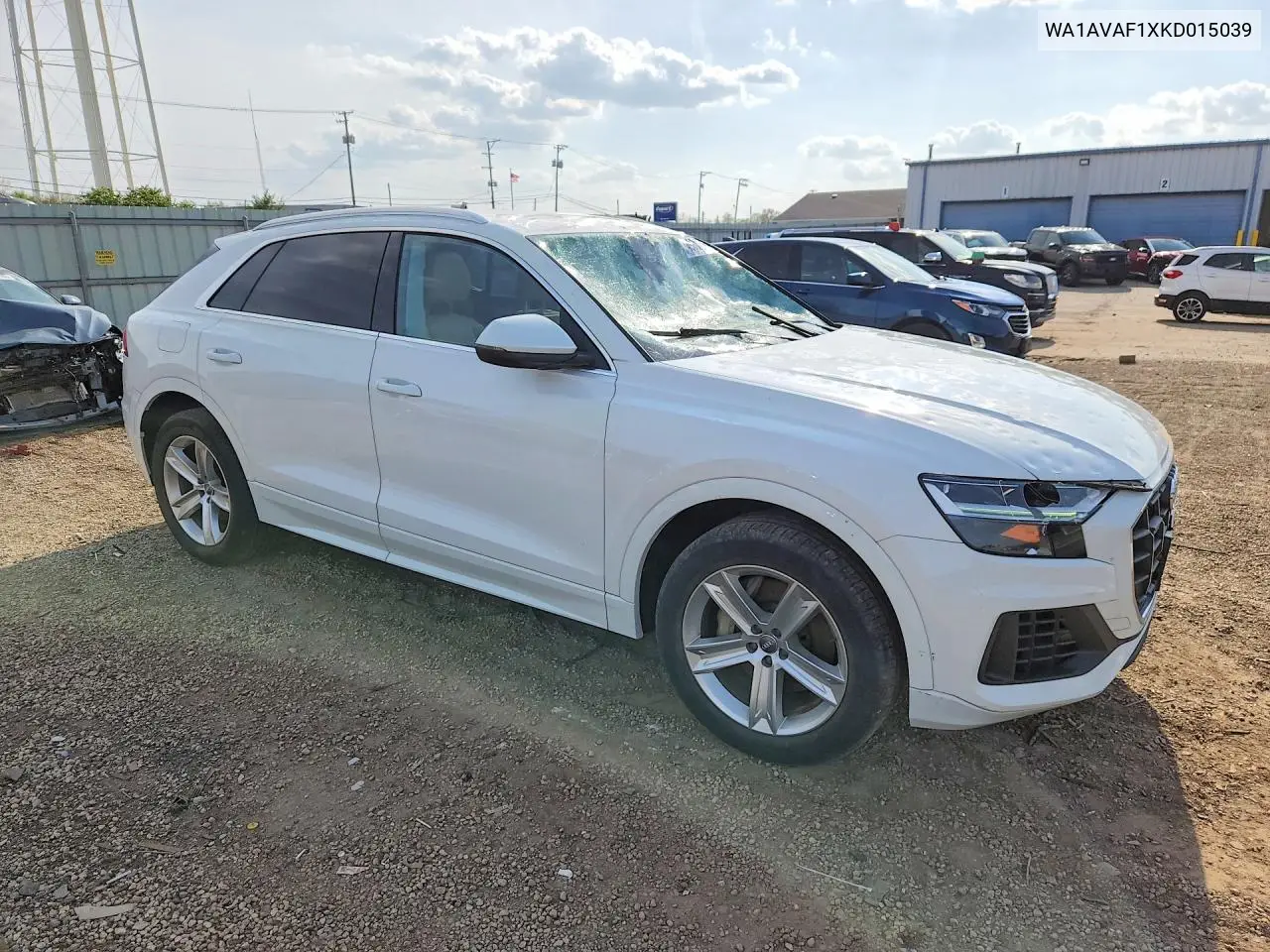 2019 Audi Q8 Premium VIN: WA1AVAF1XKD015039 Lot: 49666276