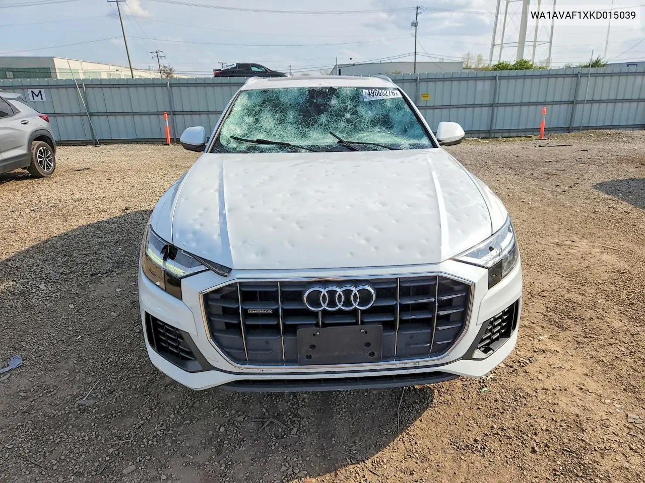 2019 Audi Q8 Premium VIN: WA1AVAF1XKD015039 Lot: 49666276