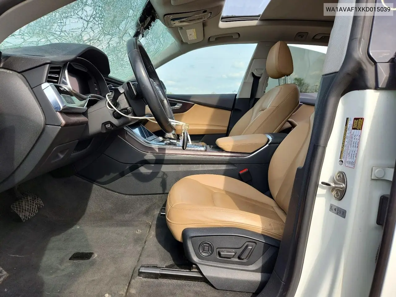 2019 Audi Q8 Premium VIN: WA1AVAF1XKD015039 Lot: 49666276