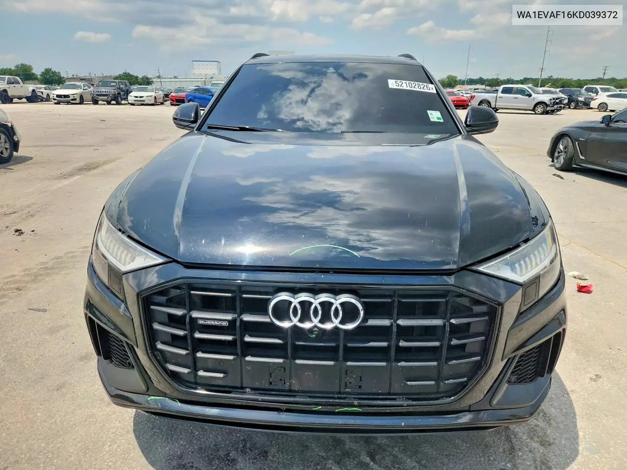 2019 Audi Q8 Premium Plus S-Line VIN: WA1EVAF16KD039372 Lot: 52102826