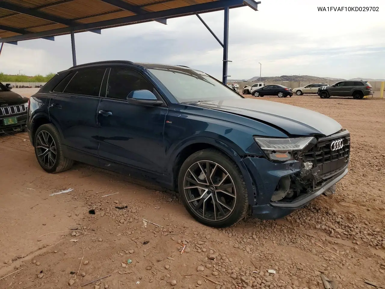 2019 Audi Q8 Prestige S-Line VIN: WA1FVAF10KD029702 Lot: 57379026