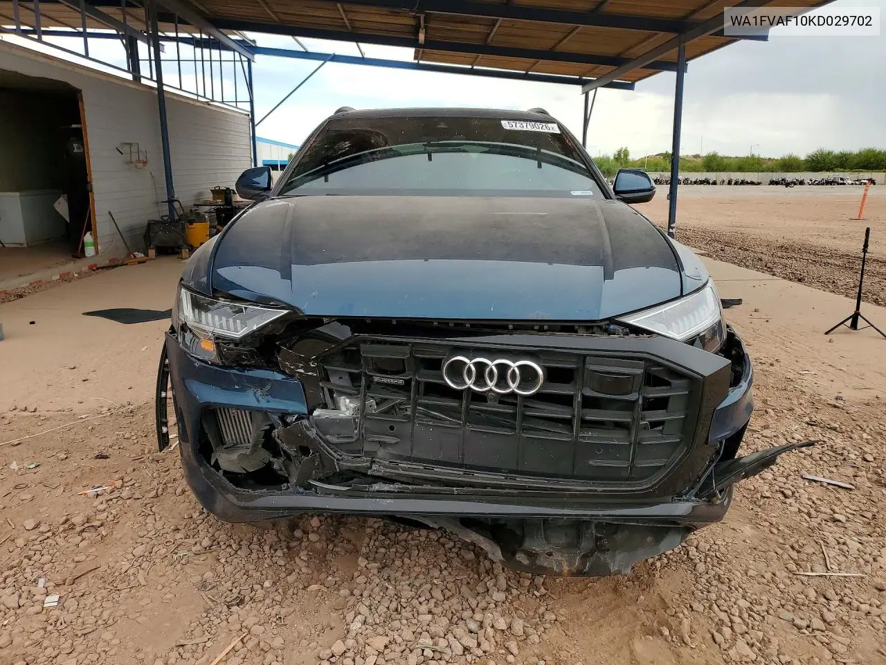 2019 Audi Q8 Prestige S-Line VIN: WA1FVAF10KD029702 Lot: 57379026