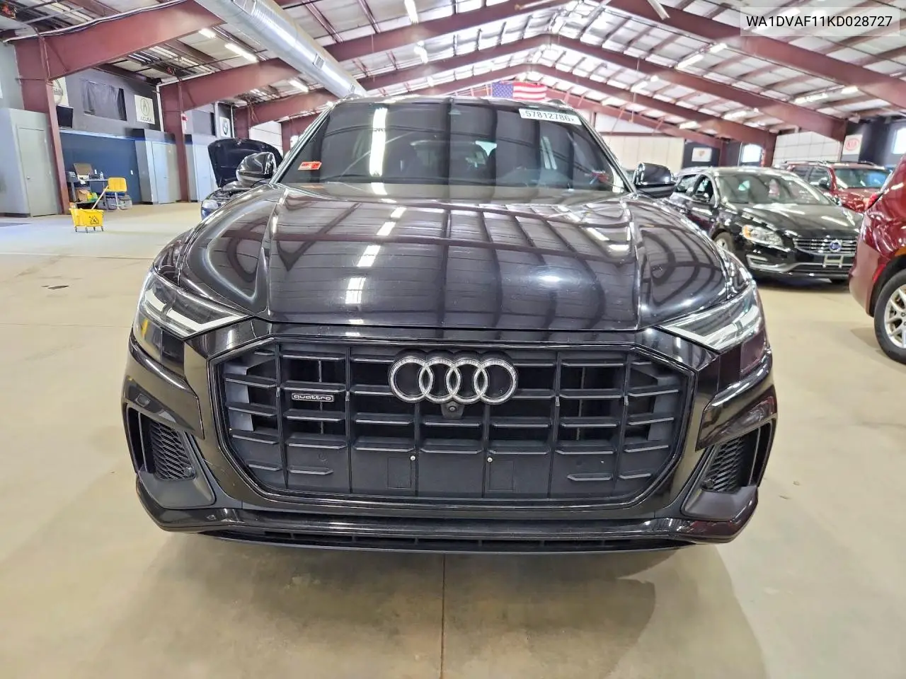 2019 Audi Q8 Progressiv S-Line VIN: WA1DVAF11KD028727 Lot: 57812786