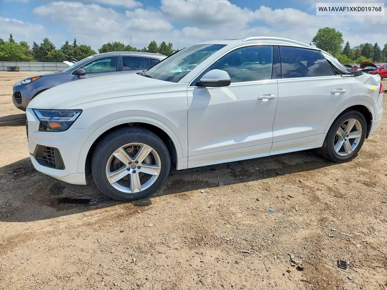 2019 Audi Q8 Premium VIN: WA1AVAF1XKD019768 Lot: 57831476