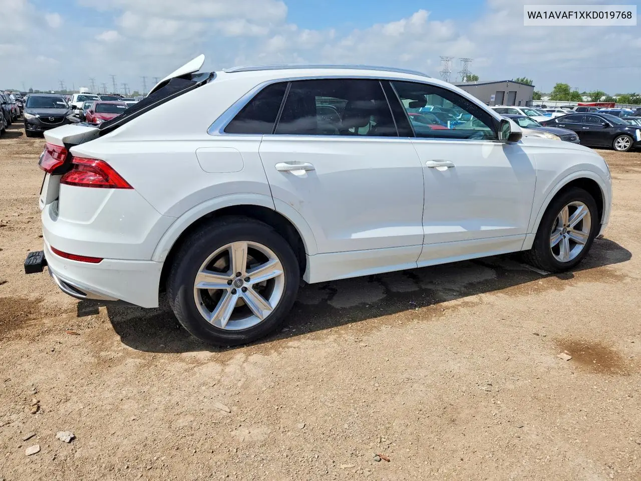 2019 Audi Q8 Premium VIN: WA1AVAF1XKD019768 Lot: 57831476