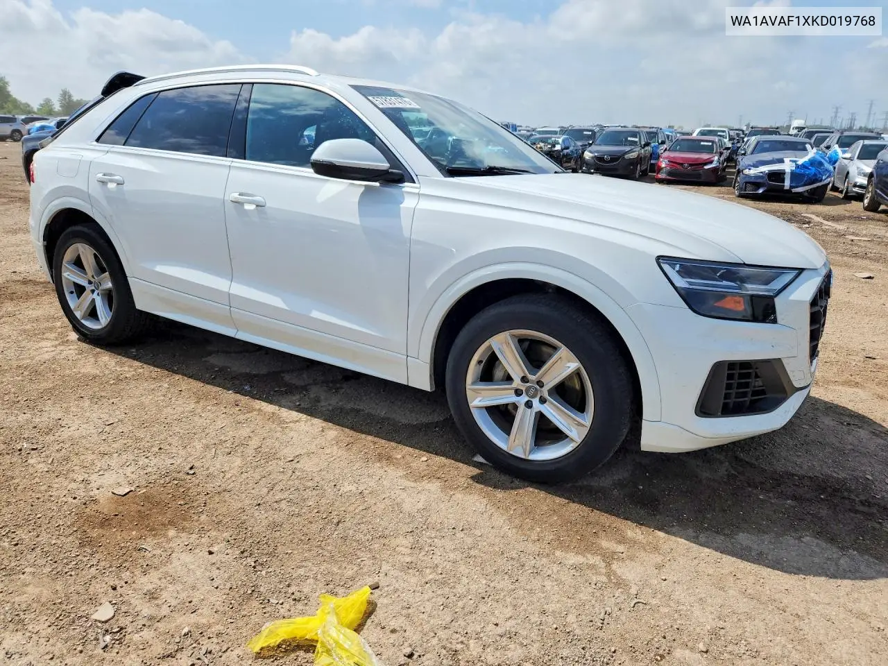 2019 Audi Q8 Premium VIN: WA1AVAF1XKD019768 Lot: 57831476