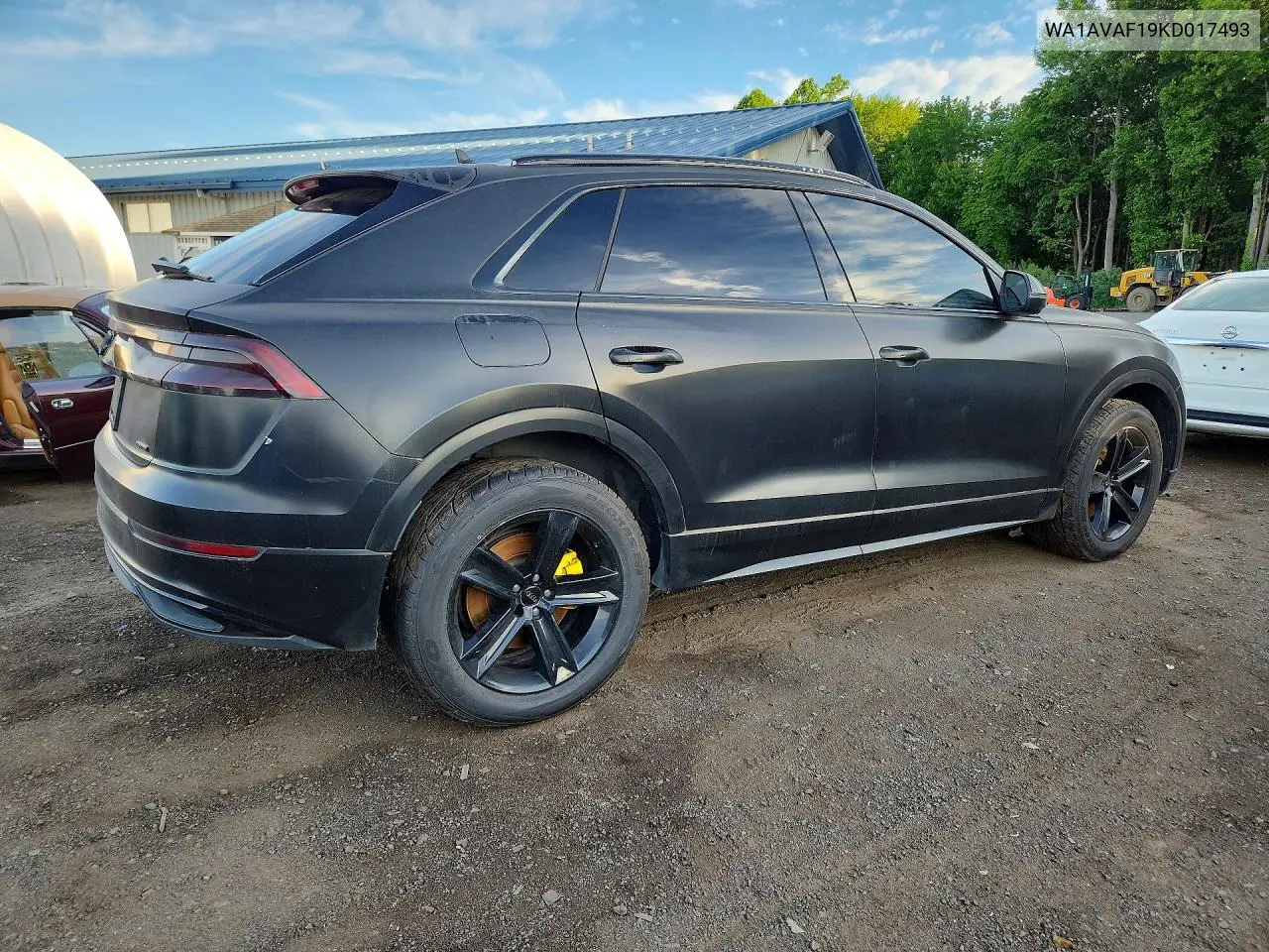 2019 Audi Q8 Premium VIN: WA1AVAF19KD017493 Lot: 58136486