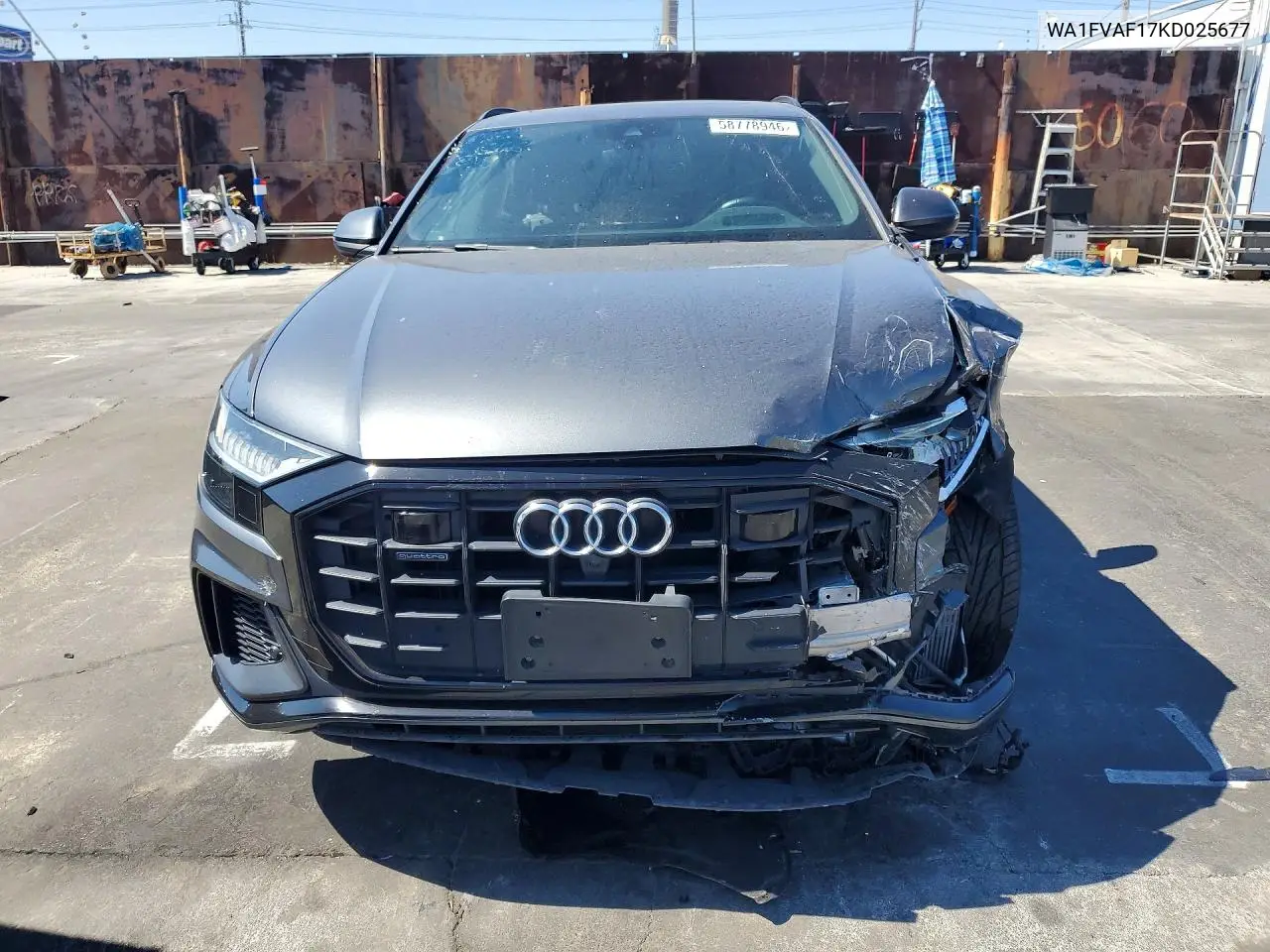 2019 Audi Q8 Prestige S-Line VIN: WA1FVAF17KD025677 Lot: 58778946