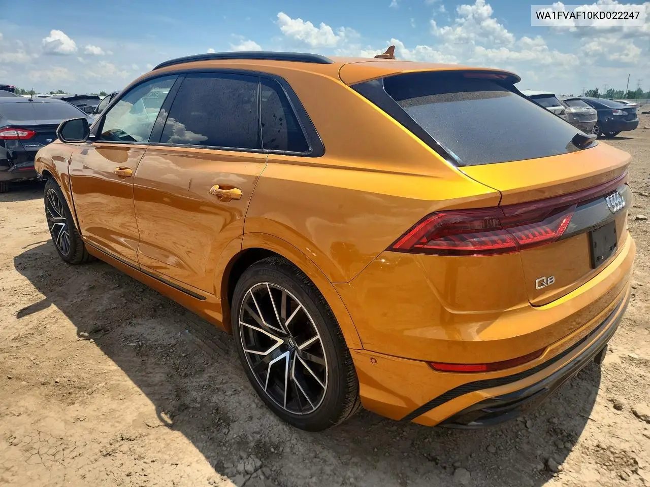 2019 Audi Q8 Prestige S-Line VIN: WA1FVAF10KD022247 Lot: 59184646