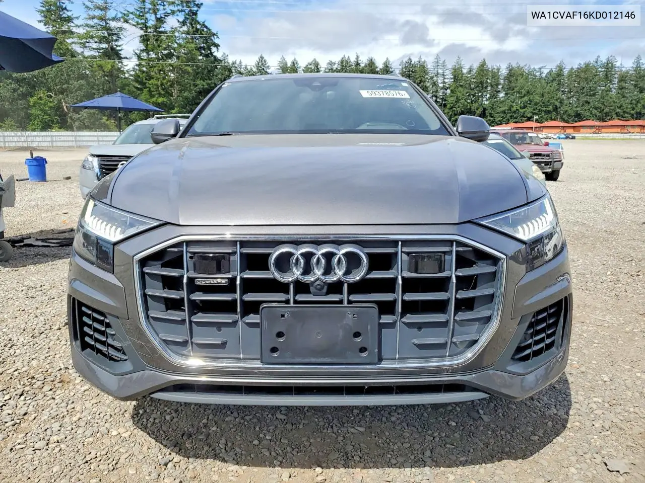 2019 Audi Q8 Prestige VIN: WA1CVAF16KD012146 Lot: 59378576
