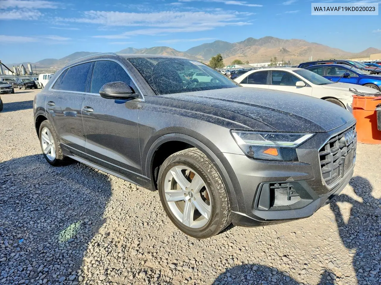 2019 Audi Q8 Premium VIN: WA1AVAF19KD020023 Lot: 59747206